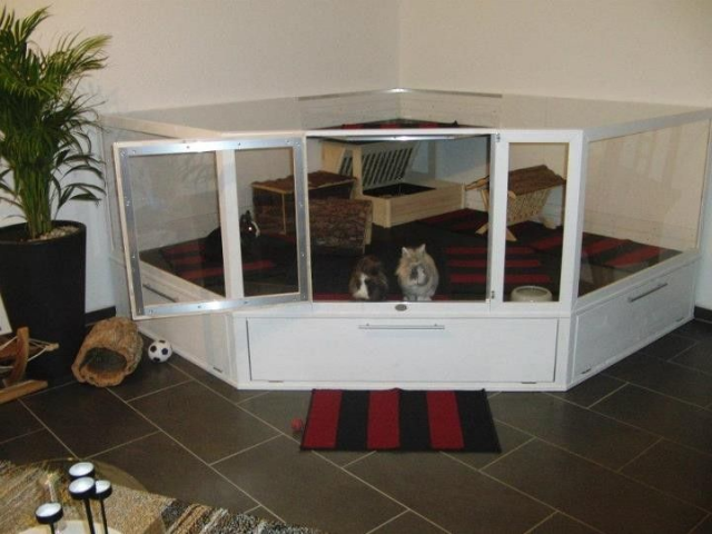 living room series rabbit cage